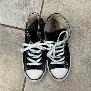 Converse Kids Black and White High-Top Sneakers